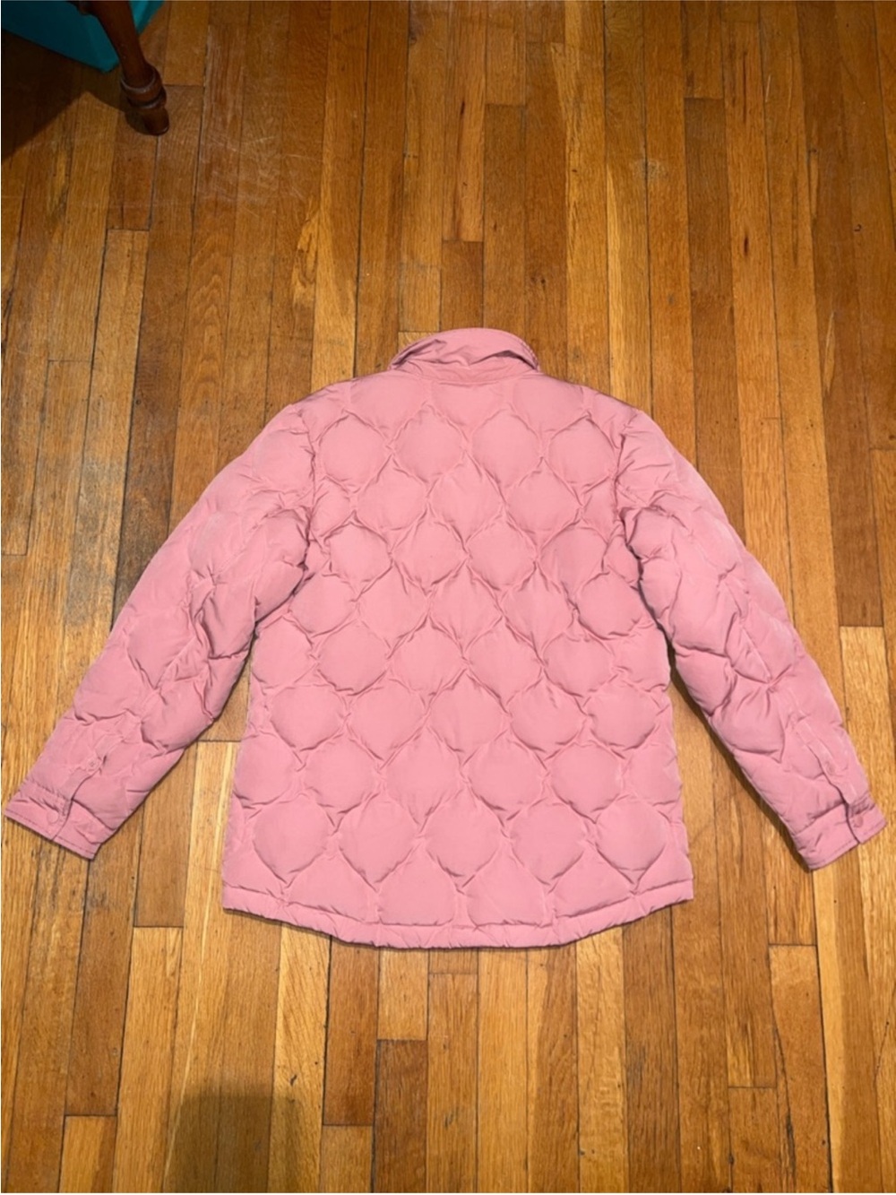 Marine Layer Quilted Pink Puffer Jacket - Picture 7 of 7